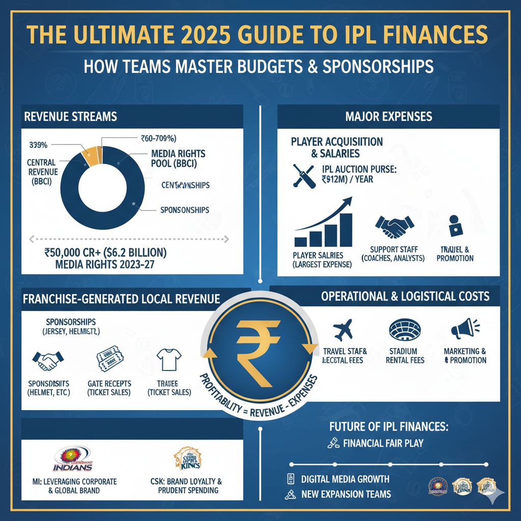 The Ultimate 2025 Guide to IPL Finances: How Teams Master Budgets and Sponsorships 17608844350717556048601814735872